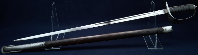 British Indian Army 1898 Pattern Infantry Staff Sergeants Sword by Wilkinson, With Unit Mark 07